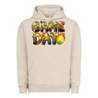 Pigment French Oak game day softball leopard Urban Hoodie - Zillion Design Studio