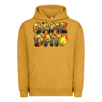 Pigment Peanut Butter game day softball leopard Urban Hoodie - Zillion Design Studio