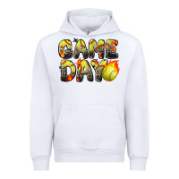 White game day softball leopard Urban Hoodie - Zillion Design Studio