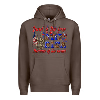 Coffee land of the free america because of the brave Premium Hoodie - texasbilliewilder