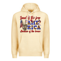 Pina Colada land of the free america because of the brave Premium Hoodie - texasbilliewilder