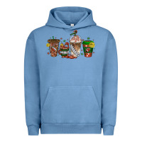 Pigment Pebble Blue american football coffee cups Urban Hoodie - texasbilliewilder