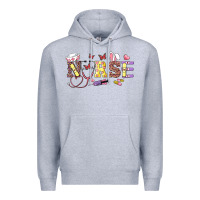Heather Grey easter nurse Premium Hoodie - RanaPortraitStore