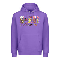Purple easter nurse Premium Hoodie - RanaPortraitStore