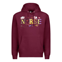 Burgundy easter nurse Premium Hoodie - RanaPortraitStore