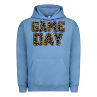 Pigment Pebble Blue game day leopard Urban Hoodie - Zillion Design Studio