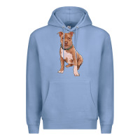 Colony Blue brown pitbull Premium Hoodie - RanaPortraitStore