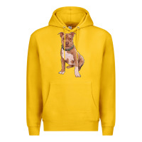 Lemon brown pitbull Premium Hoodie - RanaPortraitStore