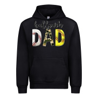 Black ballpark dad with softball and baseball Urban Hoodie - texasbilliewilder
