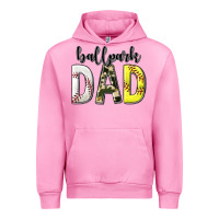 Ballpark Dad With Softball And Baseball Urban Hoodie | Teevron