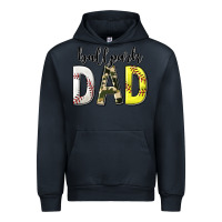 Navy ballpark dad with softball and baseball Urban Hoodie - texasbilliewilder