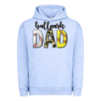 Pigment Grape Ice ballpark dad with softball and baseball Urban Hoodie - texasbilliewilder