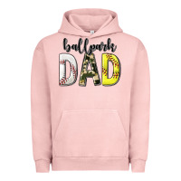 Pigment Salmon ballpark dad with softball and baseball Urban Hoodie - texasbilliewilder