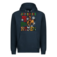 Navy jingle horse dec 25 giddy jingle horse pick up fee Premium Hoodie - Zillion Design Studio