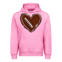 Fuchsia Pink american football heart Urban Hoodie - texasbilliewilder