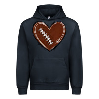 Navy american football heart Urban Hoodie - texasbilliewilder