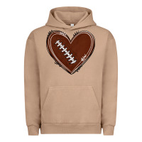 Pigment Burro american football heart Urban Hoodie - texasbilliewilder
