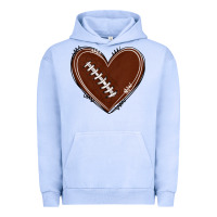 Pigment Grape Ice american football heart Urban Hoodie - texasbilliewilder