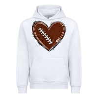 White american football heart Urban Hoodie - texasbilliewilder