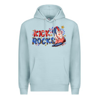 Blue Mist kick rocks cowboy boots fourth of july Premium Hoodie - texasbilliewilder