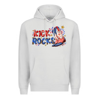 Kick Rocks Cowboy Boots Fourth Of July Premium Hoodie | Teevron