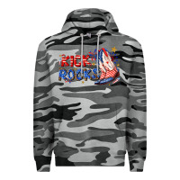 Slate Camo kick rocks cowboy boots fourth of july Premium Hoodie - texasbilliewilder