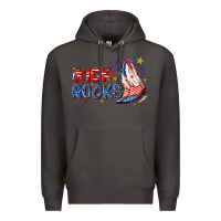 Smoke kick rocks cowboy boots fourth of july Premium Hoodie - texasbilliewilder