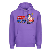 Purple kick rocks cowboy boots fourth of july Premium Hoodie - texasbilliewilder