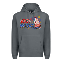 Rock kick rocks cowboy boots fourth of july Premium Hoodie - texasbilliewilder