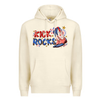 Sandshell kick rocks cowboy boots fourth of july Premium Hoodie - texasbilliewilder
