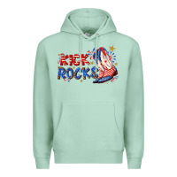 Seafoam kick rocks cowboy boots fourth of july Premium Hoodie - texasbilliewilder