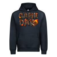 Navy game day football leopard Urban Hoodie - Zillion Design Studio