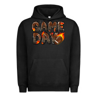 Pigment Black game day football leopard Urban Hoodie - Zillion Design Studio