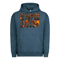 Pigment Midnight Navy game day football leopard Urban Hoodie - Zillion Design Studio