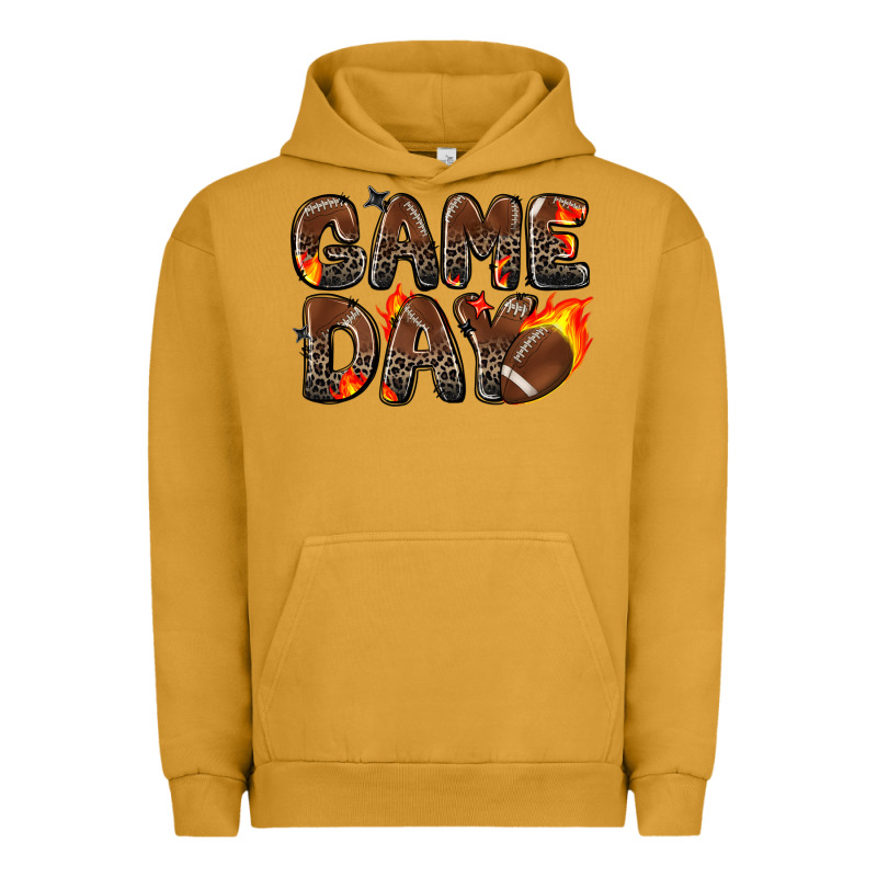 Game Day Football Leopard Urban Hoodie by Zillion Design Studio | Teevron