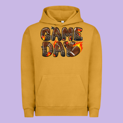 Game Day Football Leopard Urban Hoodie Designed By Zillion Design Studio