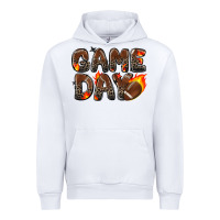 White game day football leopard Urban Hoodie - Zillion Design Studio