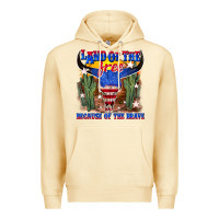 Pina Colada land of the free because of the brave Premium Hoodie - texasbilliewilder
