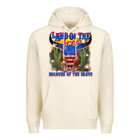 Tofu land of the free because of the brave Premium Hoodie - texasbilliewilder
