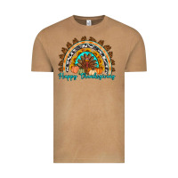 Vintage Camel Happy thanksgiving rainbow Vintage Tee - Artiststas