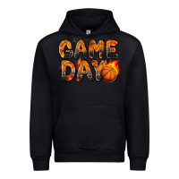 Black game day basketball leopard Urban Hoodie - Zillion Design Studio