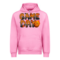 Fuchsia Pink game day basketball leopard Urban Hoodie - Zillion Design Studio