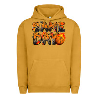 Pigment Peanut Butter game day basketball leopard Urban Hoodie - Zillion Design Studio