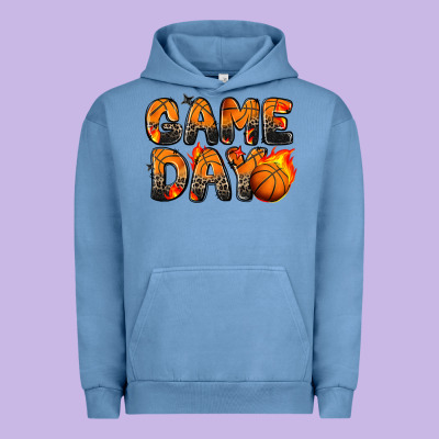 Game Day Basketball Leopard Urban Hoodie Designed By Zillion Design Studio