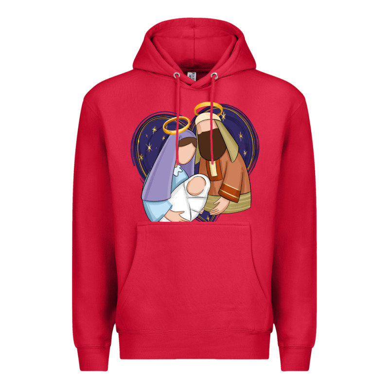 Holy Night Jesus Birth Premium Hoodie by Zillion Design Studio | Teevron