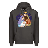 Smoke holy night jesus birth Premium Hoodie - Zillion Design Studio
