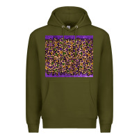 Army Green mardi gras leopard Premium Hoodie - RanaPortraitStore