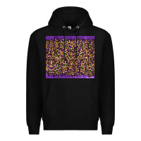 Black mardi gras leopard Premium Hoodie - RanaPortraitStore