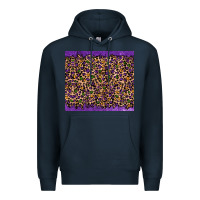 Navy mardi gras leopard Premium Hoodie - RanaPortraitStore