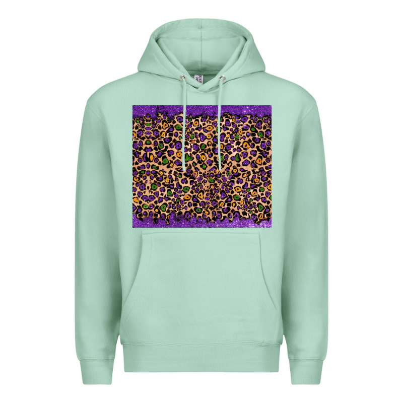 Mardi Gras Leopard Premium Hoodie by RanaPortraitStore | Teevron